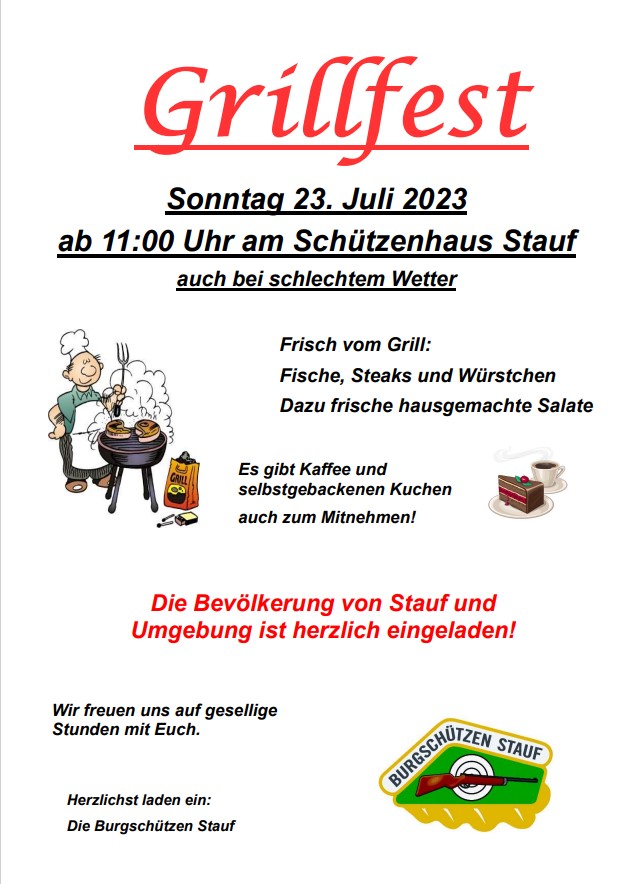 Einladung zum Grillfest 2023